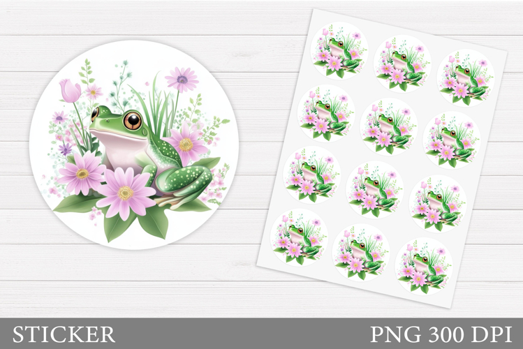 Cute Frog Clipart Image 23