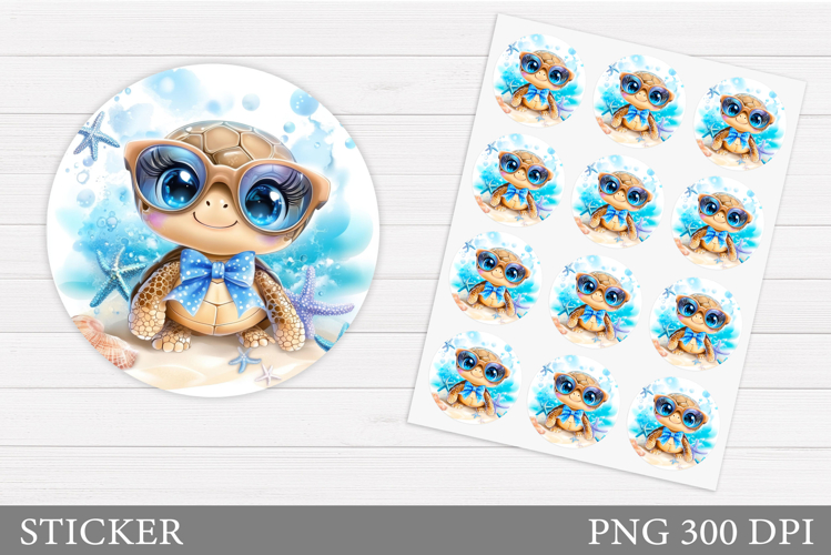 Cute Turtle Clipart Image 21