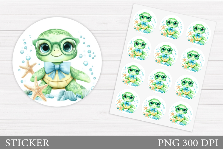 Cute Turtle Clipart Image 18