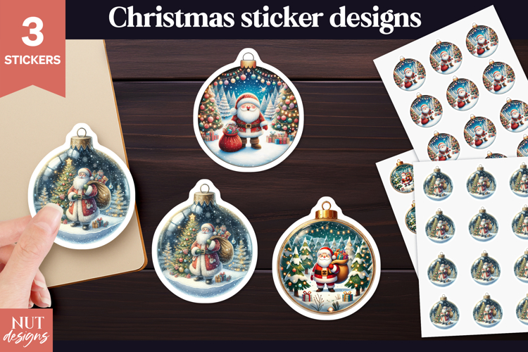 Christmas stickers png Christmas Ornament Sticker
