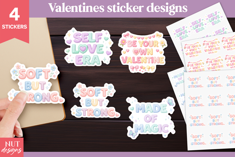 Valentine Self-Love Sticker Mental Health Self-love