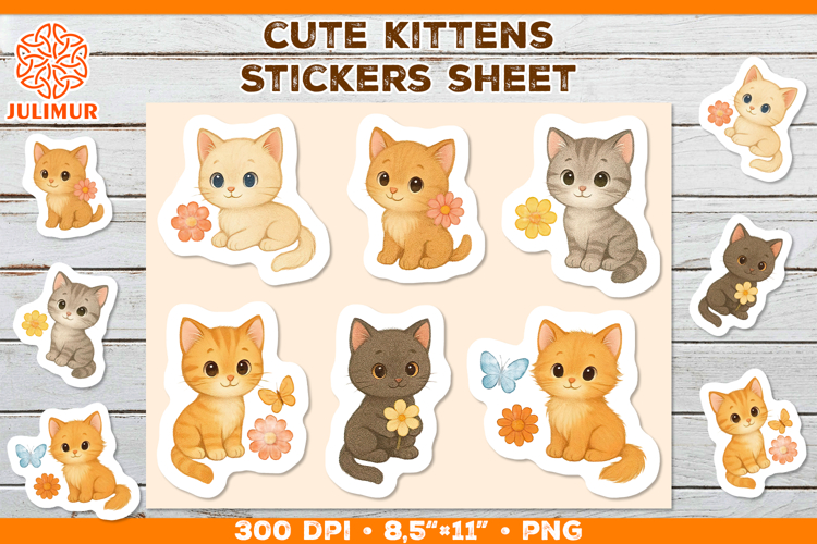 Cute Cat Clipart Image 6