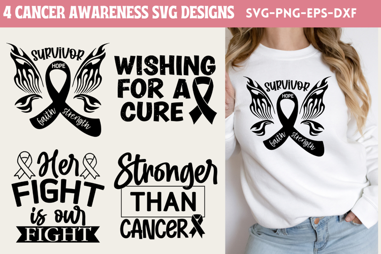 Cancer Ribbon Clipart Image 8