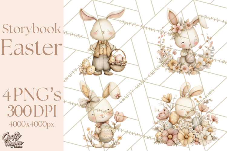 Easter Bunny Illustration Image 14