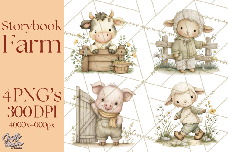 Farmyard Animals Clipart Image 2