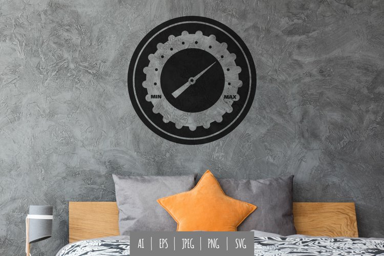 Min. Max. Stove Gauge Sticker example image 1