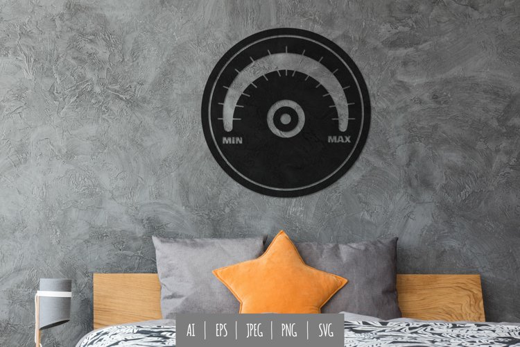 Min. Max. Stove Gauge Sticker example image 1