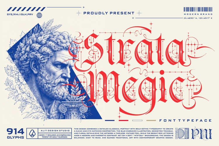 Strata magic Typeface