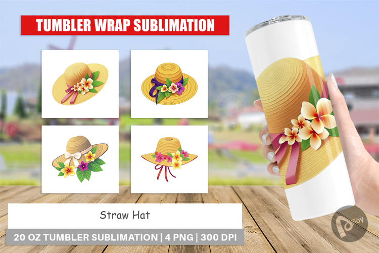Tumbler Straw Hat