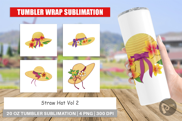 Tumbler Straw Hat