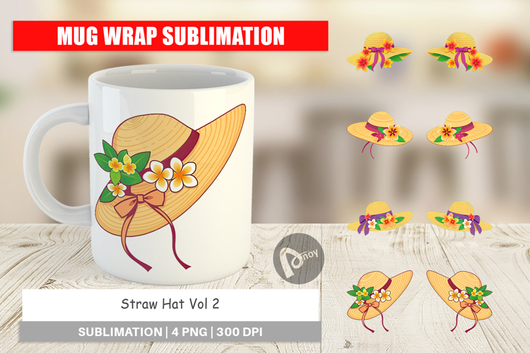 Mug Wrap Straw Hat