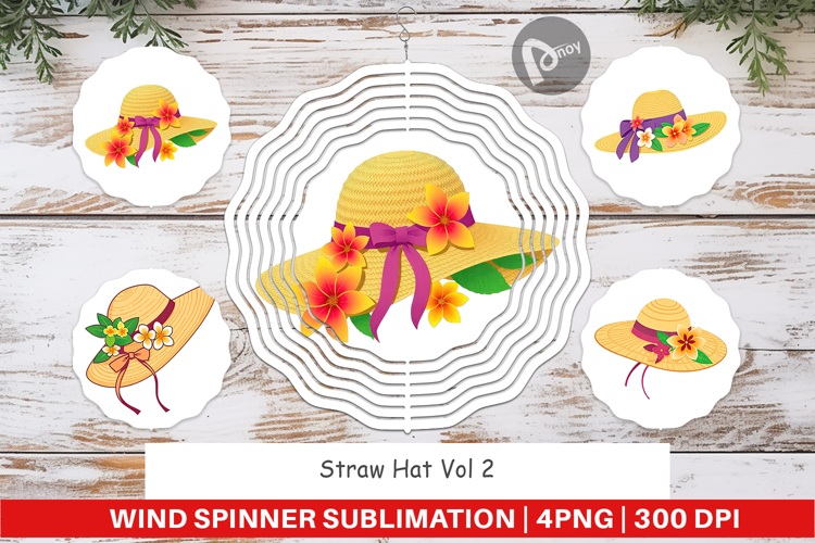 Wind Spinner Straw Hat