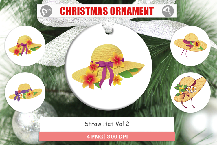 Ornament Straw Hat