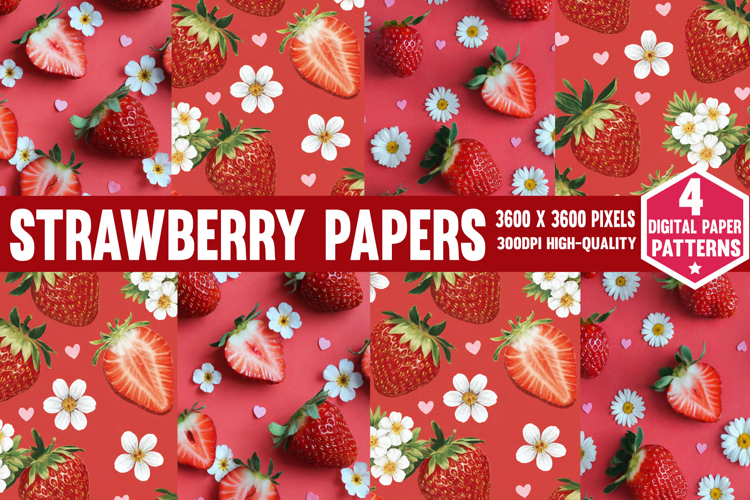 Strawberries Clipart Image 4