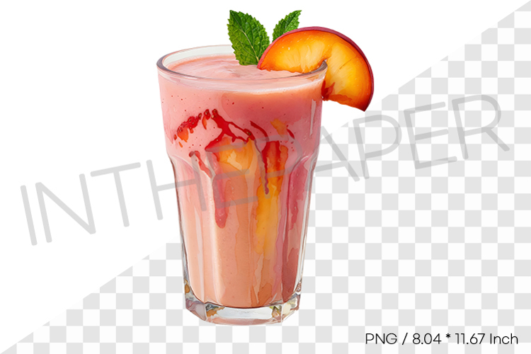 Peach Illustration Image 2