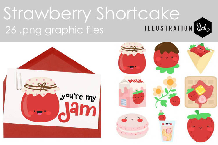 Strawberry Shortcake Clipart Image 4