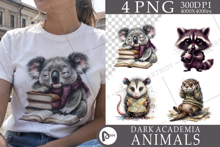 Library Animal Burnout Sublimation