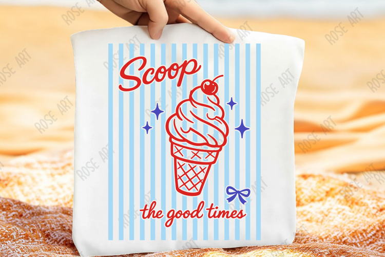 Striped Coquette Scoop The Good Times PNG