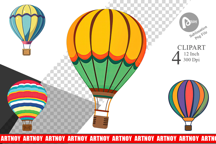 Hot Air Balloon Png Image 4