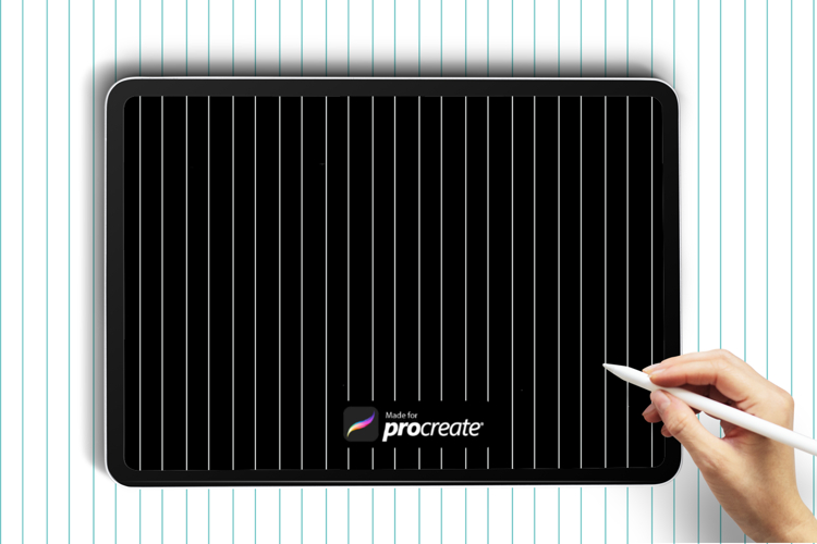 Striped Pattern Brush for Procreate | Striped Texture