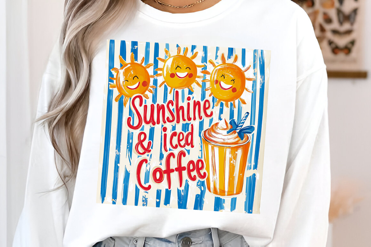 Striped Sweet Summer Time PNG example image 1
