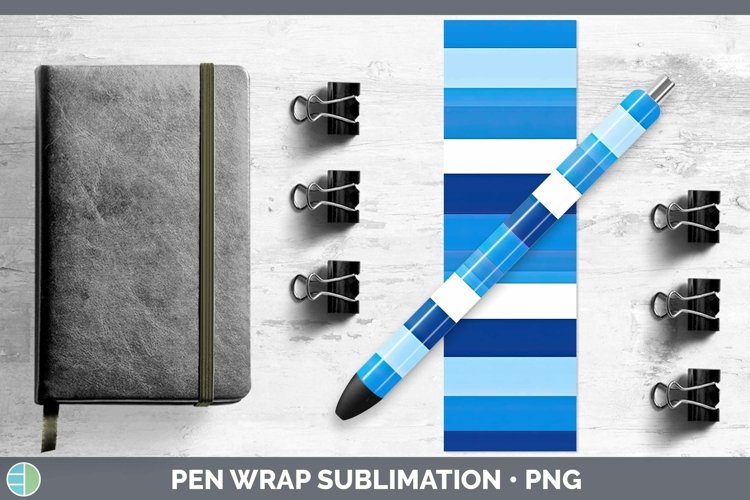 GorgeousStripes Pen Wrap design.