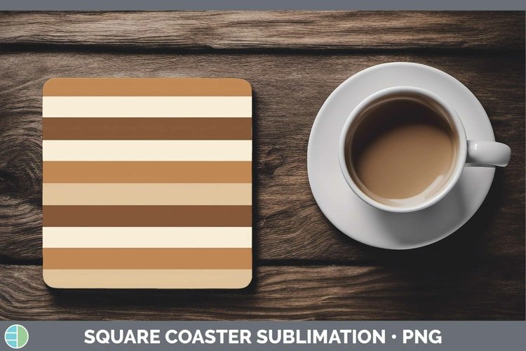 GorgeousStripes Square Coaster design.