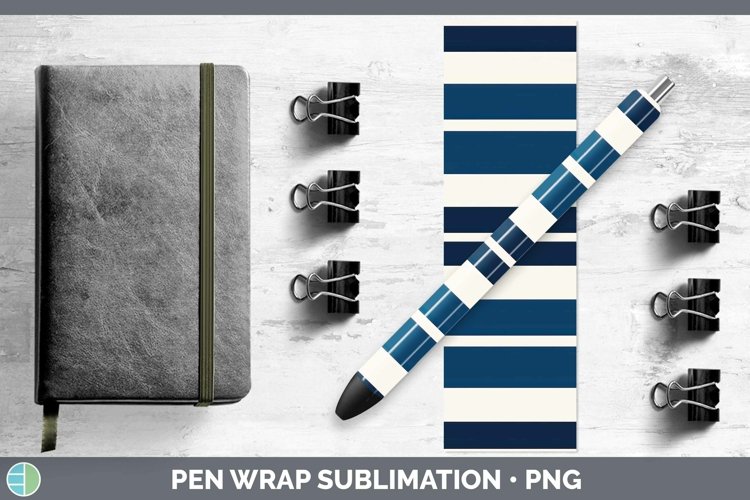 GorgeousStripes Pen Wrap design.