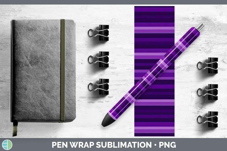 GorgeousStripes Pen Wrap design.