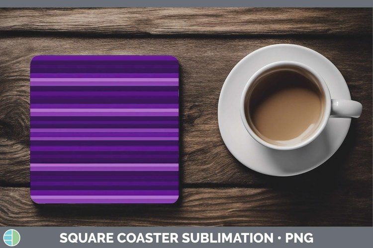 GorgeousStripes Square Coaster design.