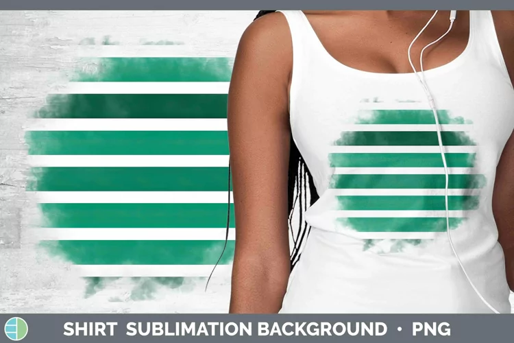 Stripes Green Shirt Sublimation Sublimation Background Desig