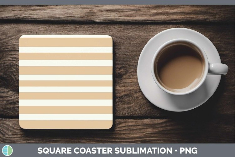 GorgeousStripes Square Coaster design.