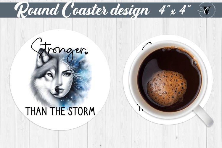 Round Coaster | Strong woman