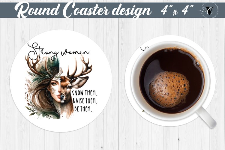 Round Coaster | Strong woman
