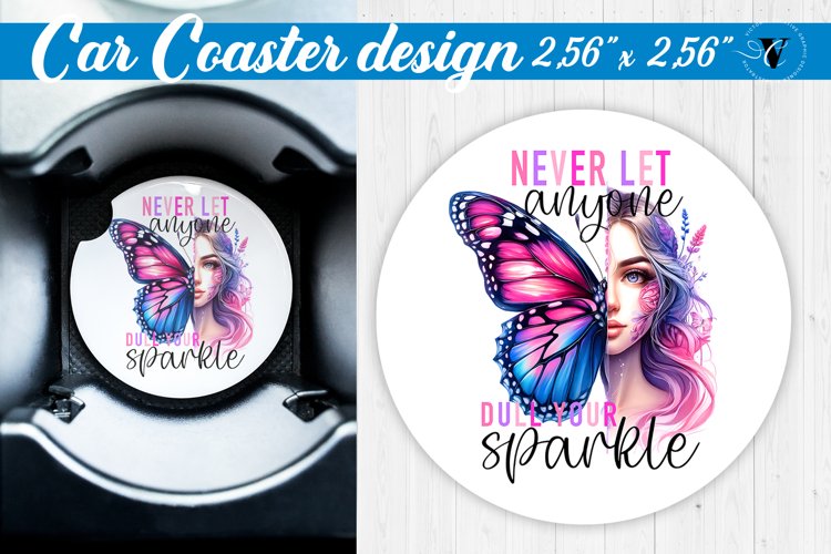 Car Coaster | Strong woman