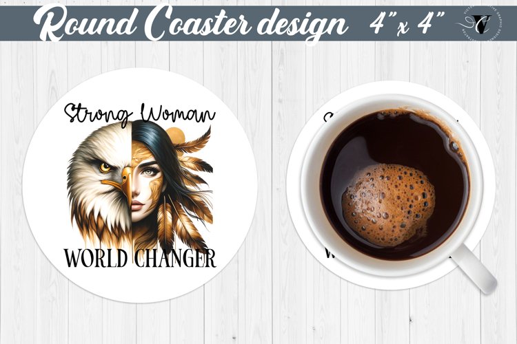 Round Coaster | Strong woman