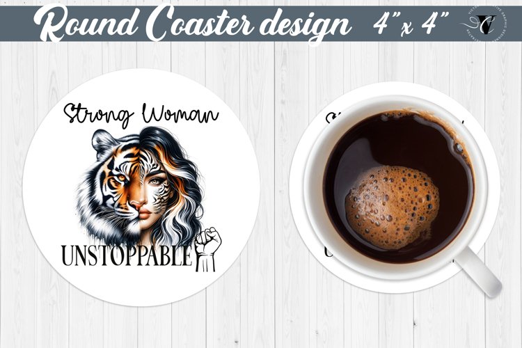 Round Coaster | Strong woman