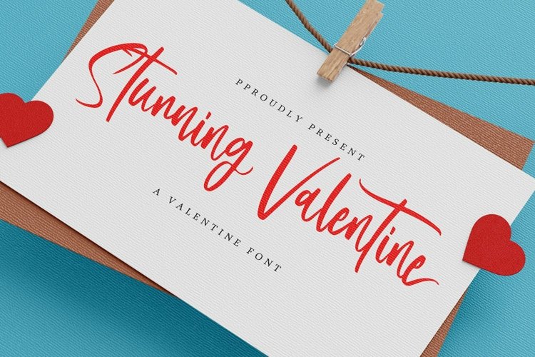 Web Font Stunning Valentine - A Valentine Font