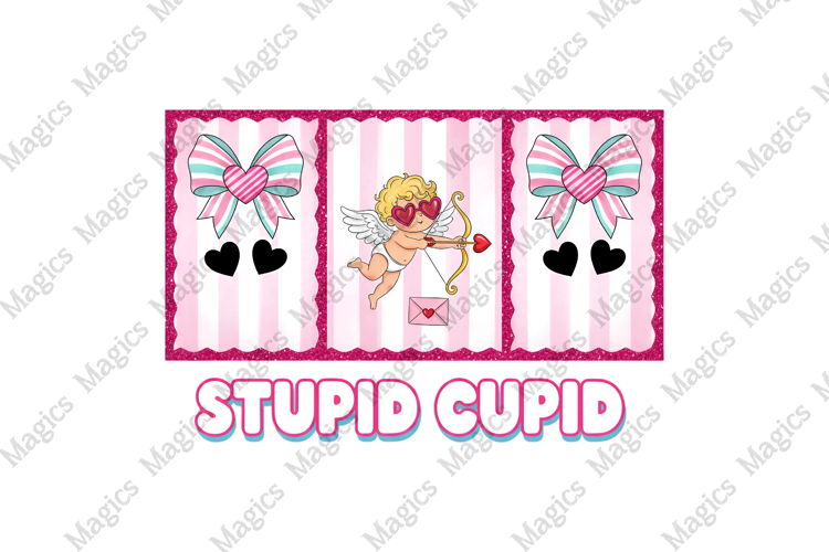 Stupid Cupid Valentine Png