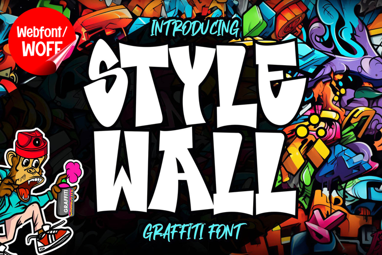 Style Wall | Awesome Graffiti Webfont for Urban Creative