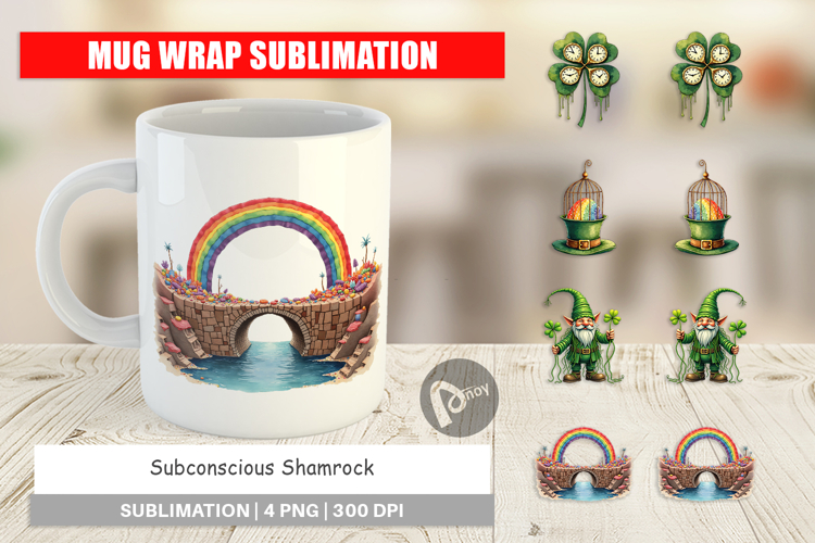 Subconscious Shamrock Mug Wrap