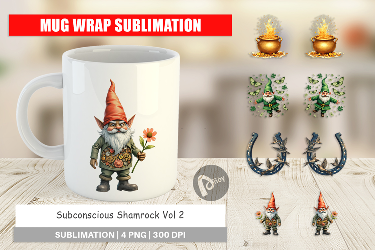 Subconscious Shamrock Mug Wrap