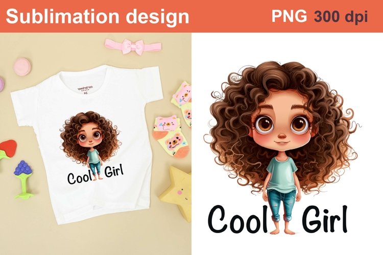 Cute Girl Clipart Image 11