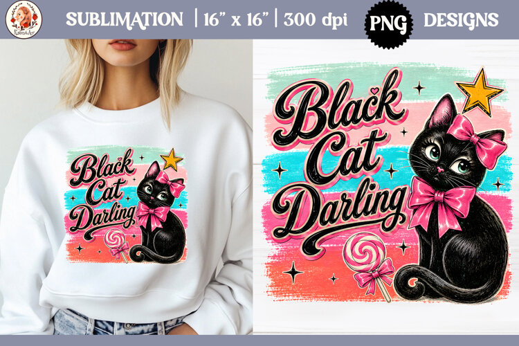 Cute girly Halloween sublimation PNG|Coquette Pink Halloween example image 1