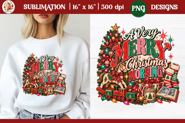 Vintage Holiday Shirt Design.Retro Christmas Sublimation PNG