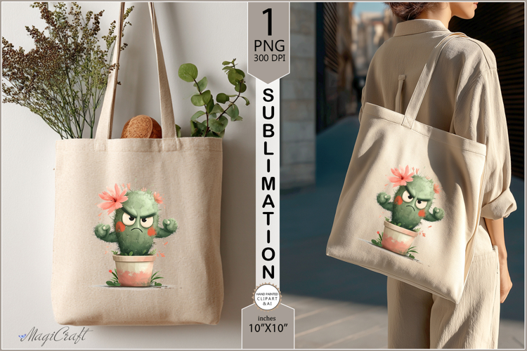 Cute Cactus Clipart Image 17