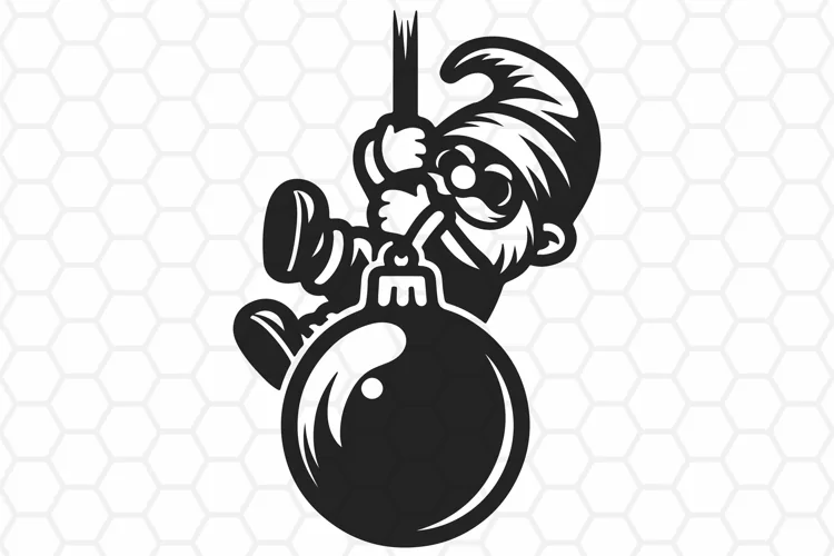 Christmas Gnome SVG cut file | Funny Christmas SVG