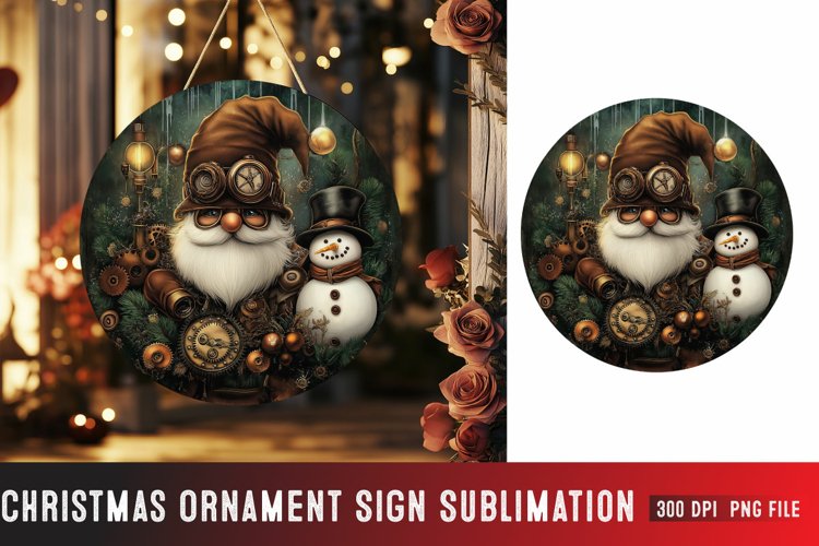 Christmas Ornament Sublimation Designs Image 2