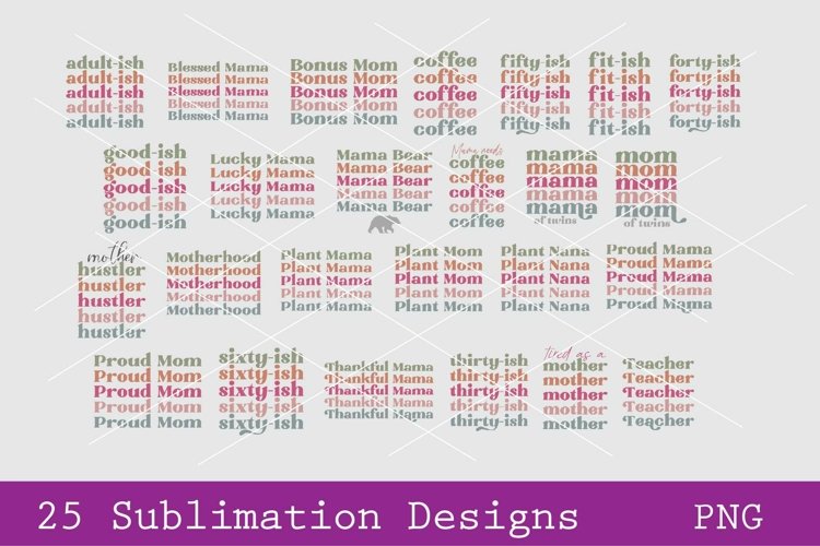 25 Repeated Colors Sublimation Bundle