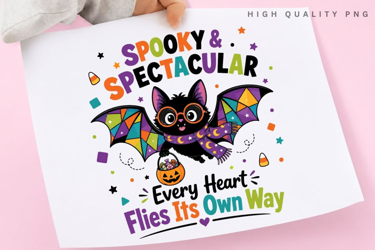 Spooky & Spectacular PNG Sublimation Design, Every Heart